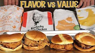 The Best Chicken Sandwich: Mcdonalds Vs. Popeye's Vs. Church's Vs. Kfc