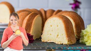 This Pound Cake is SUPER Tender and Full of Flavor (Cream Cheese Pound Cake)