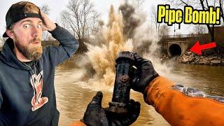 Pipe Bomb IED Found Magnet Fishing — They Told Me To Call 911… But It Was Too Late!