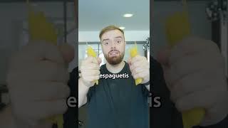 ¿Cuántos espaguetis puedo romper con mis manos?
