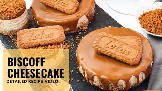 Lotus Biscoff cheesecake Recipe / mini Biscoff Cheesecake / No bake Cheesecake Recipe