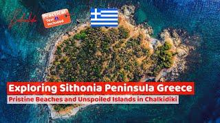 Chalkidiki Sithonia aerial. Beaches and Unspoiled Islands.