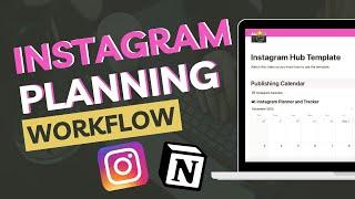 How to use Notion to plan Instagram content (Template tour)