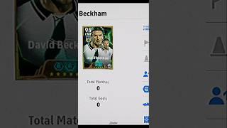 David Beckham Best training guide#efootball2025