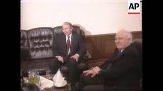 Georgia - Kuchma Received By Shevardnadze