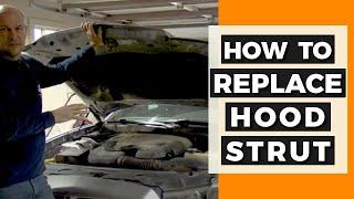 How to Replace a Hood Strut - Replace Hood Lift Support