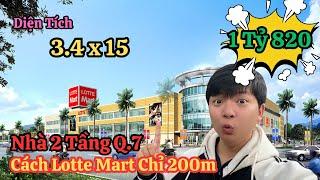 1 Tỷ 820 | Bán Nhà 2 Tầng Đường lê Văn Lương Cách Lotte Mart Quận 7 Chỉ 200m | Nhà Đẹp Vào Ở Ngay