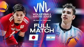 JPN  vs. ARG  - Volleyball Nations League 2024 | Full Match - Week 1