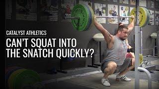 Fix a Slow Squat Under The Snatch | Olympic Weightlifting