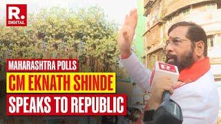 CM Eknath Shinde Speaks To Republic TV, Takes On Oppn Over Caste And Religion Politics