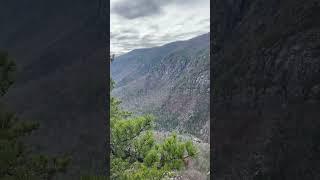 Fighter jets flying through the gorge