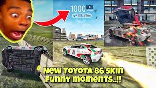 New Angry Toyota 86 skinFunny moments Extreme car driving simulator