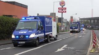 13.100. Video: MTW ZTr + MLW 1 Anh-Transport ÖGA + GKW mit Anh + FGr SB + FGr N + MTW OV THW Bonn