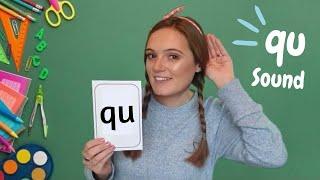 'qu' Sound | Learn Phonics | 'qu' Words & Blending Practice | Learn to Read with a British Teacher