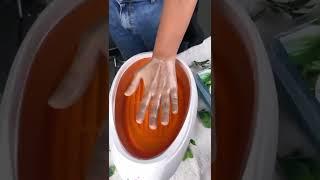#Glamorize#Paraffin wax treatment #waxing#salon
