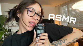ASMR  tascam biting + hand movements (minimal talking)
