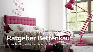 Das richtige Bett finden - Bettkauf Ratgeber - XXXLutz Schlafzimmer Beratung