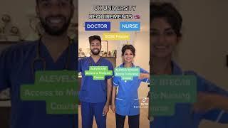 DOCTOR vs NURSE  University  #shorts