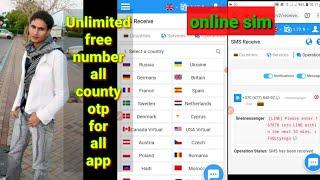 onlinesim free virtual number ulimited 2021 | Create unlimited gmail , whats , line account