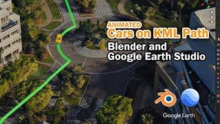 Animating a Lamborghini along a KML route - Blender/Google Earth Studio