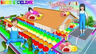 Rumah Yuta Mio Banjir Mochi Viral Rainbow Warna Warni  Baby Celine Parkour Makan Semua Mochi