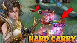 HARD MATCH! GLOBAL LUO YI SOLO RANK HARD CARRY INTENSE GAMEPLAY | BEST BUILD LUO YI 2025 | MLBB