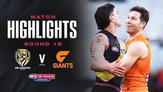 Richmond v GWS Giants Highlights | Round 18, 2024 | AFL