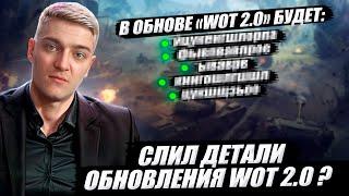КОРБЕН СЛИЛ ДЕТАЛИ ОБНОВЛЕНИЯ WOT 2.0 ? 