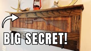 DIY Concealment Coat Rack | Hidden Storage In Plain Sight