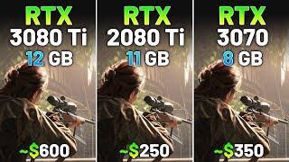 RTX 3080 Ti vs RTX 2080 Ti vs RTX 3070 - Test in 12 Games in 2024