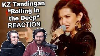 Singers FIRST TIME Reaction/Review to "KZ Tandingan - Rolling in the Deep"