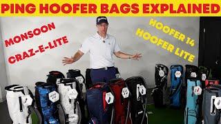 Ping Hoofer Golf Bags The Full Range Explained - From Craz E Lite to Monsoon