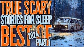 12 Hours of TRUE Black Screen Scary Stories to Help you Sleep | Rain Sounds | Compilation