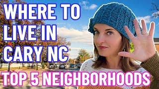 Where To Live In Cary North Carolina TOP 5 NEIGHBORHOODS in 27519