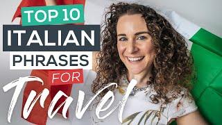 Top 10 Italian Phrases for Travel you NEED to know + FREE PDF  [ Italian for Beginners]