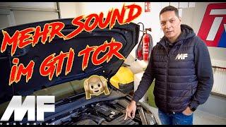 Mit zwei Handgriffen mehr Sound beim GTI TCR!