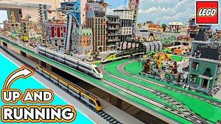 Underground LEGO City Train Running!