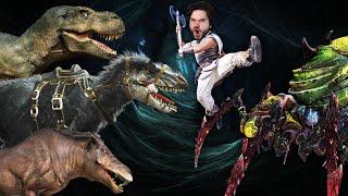 A GRANDE GUERRA DO ARK! 15 DINOSSÁUROS VS UMA ARANHA GIGANTE!