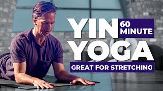 Yin Yoga for Beginners 1 Hour: Deep Lower Back, Spine to Hips Stretch for All Levels