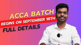 Arivupro ACCA Batch Begins on Sept 18th | Full Info & Exclusive Early Bird Special Offer | English