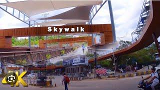 Uppal skywalk! Uppal ring road! Uppal metro station! Hyderabad uppal walkway!