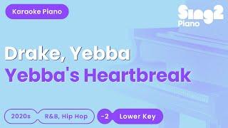 Drake, Yebba - Yebba's Heartbreak (Lower Key) Piano Karaoke