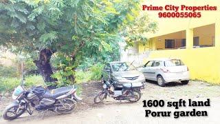 Approved Land Sale in Porur garden, Chennai 1353  #residential #landforsale #northfacing #Near Toll