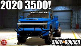 SnowRunner: 2020 Silverado 3500 Duramax DUALLY! (CONSOLE FRIENDLY)