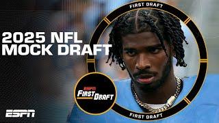 2025 NFL MOCK DRAFT PART 1 Mel Kiper, Field Yates select Top 10! | First Draft