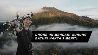 SERU! DRONE MENDAKI GUNUNG BATUR! 3 MENIT DOANG!