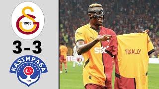 Galatasaray win turned into a draw due to the coach lack of discipline in the team defence.