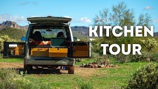 Astro Van Kitchen Setup: Small Space, Big Functionality