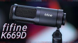 FiFine K669D Microphone Review & Test (vs Maono PD100, Røde PodMic, Zoom ZDM-1, XM8500, FiFine K688)