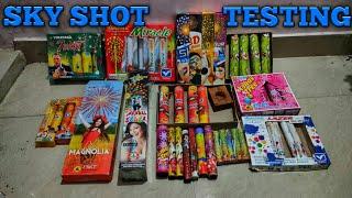 SKY SHOT TESTING || Diwali Crackers Testing || CG KE EXPERIMENT ||